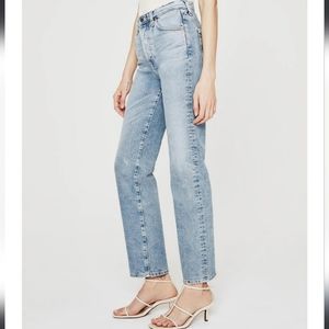 Ag Adriano Goldschmied Alexxis Straight High Rise Vintage Jeans 27
